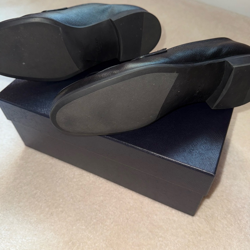 Men’s Prada “Calzature Uomo” black Saffiano leather Loafers - Picture 3 of 8